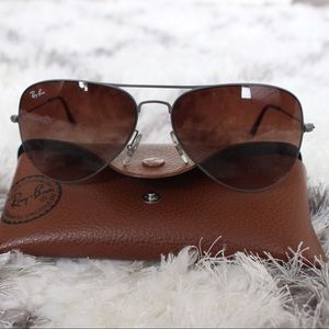 Rayban Aviator — Flat Metal (RB3513) Brown